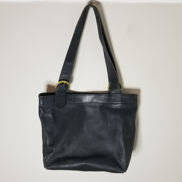 Coach Soho Waverly Lafayette black leather tote bag (style 4140) FLAWS Vintage - Picture 2 of 10